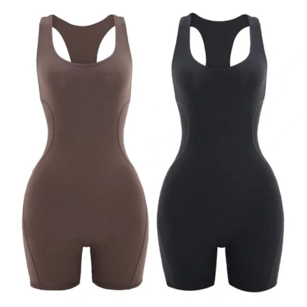 Davis Active Tank Romper Brown M/L - Picture 7 of 7